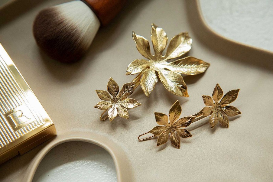 Barrettes Monsieur Simone | Barrette Chloris Or Fleurs