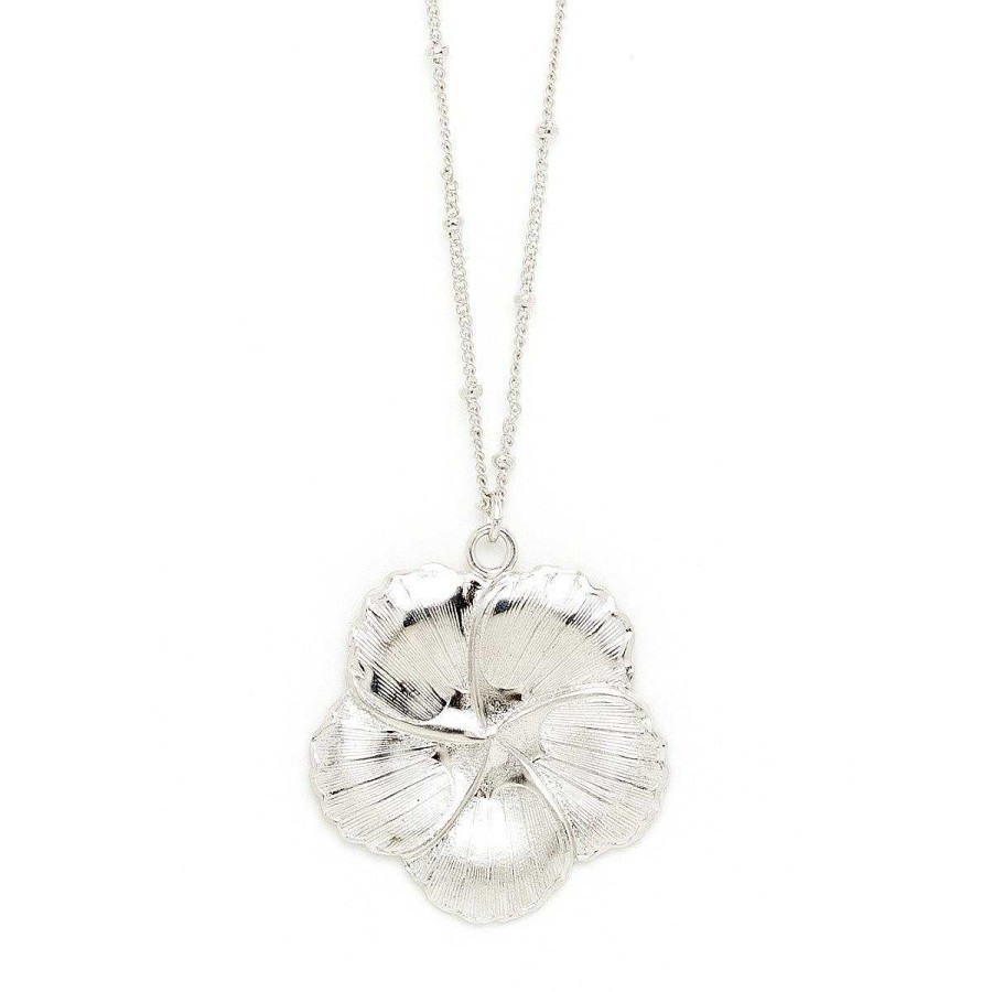 Colliers Monsieur Simone | Collier H Lios Argent Fleur