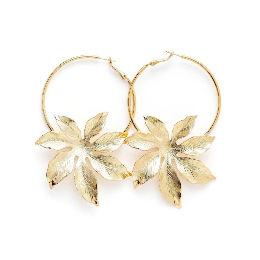 Boucles D'Oreilles Monsieur Simone | Cr Oles Chloris Or Fleurs