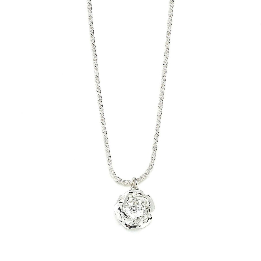 Colliers Monsieur Simone | Collier Agla Argent Fleur