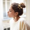 Barrettes Monsieur Simone | Maxi Barrette Aphrodite Argent Coeurs