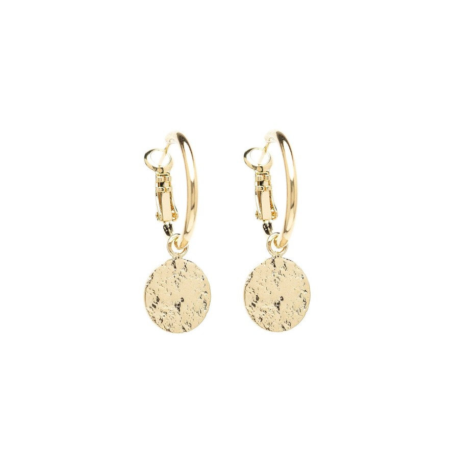 Boucles D'Oreilles Monsieur Simone | Mini Cr Oles Hestia Or Ronds Martel S