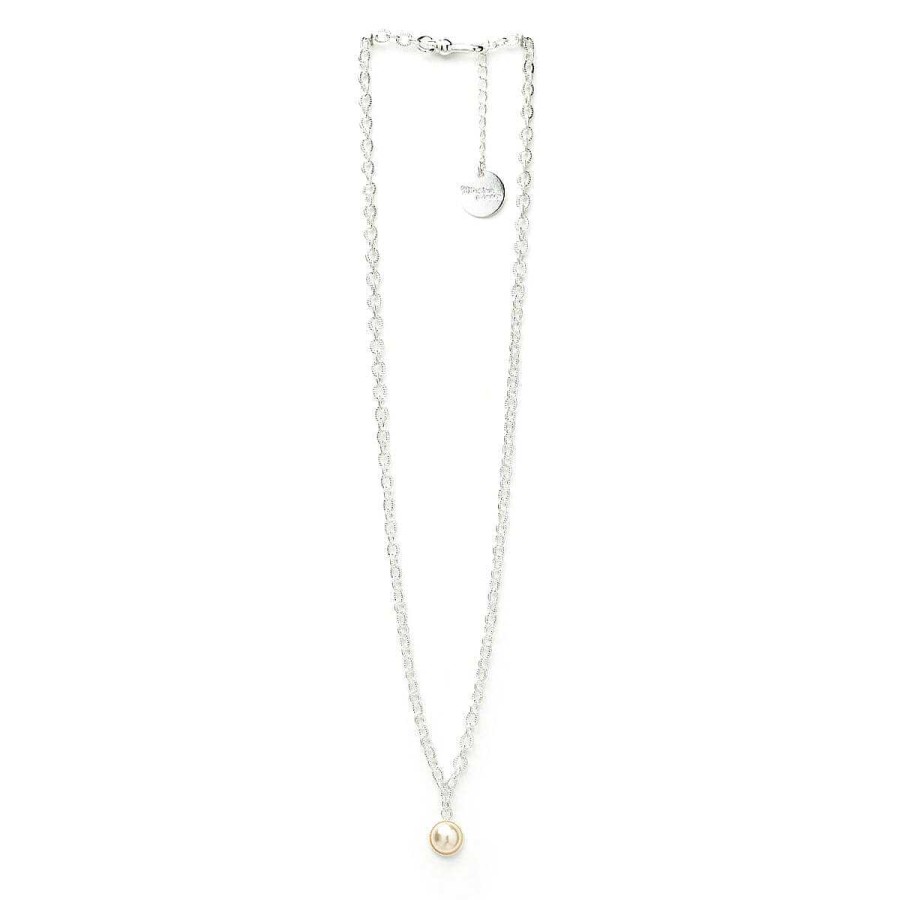 Colliers Monsieur Simone | Collier N Lya Argent Perle