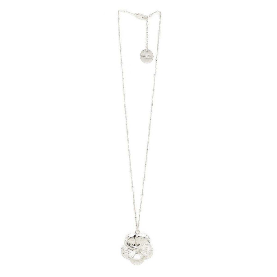 Colliers Monsieur Simone | Collier H Lios Argent Fleur