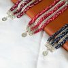 Bracelets Monsieur Simone | Bracelet Maxi Raoul Argent Rouge Tress