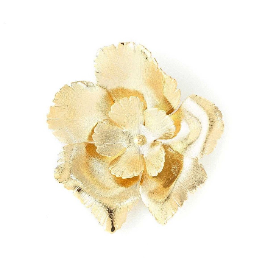 Broches Monsieur Simone | Broche Orph E Or Fleurs