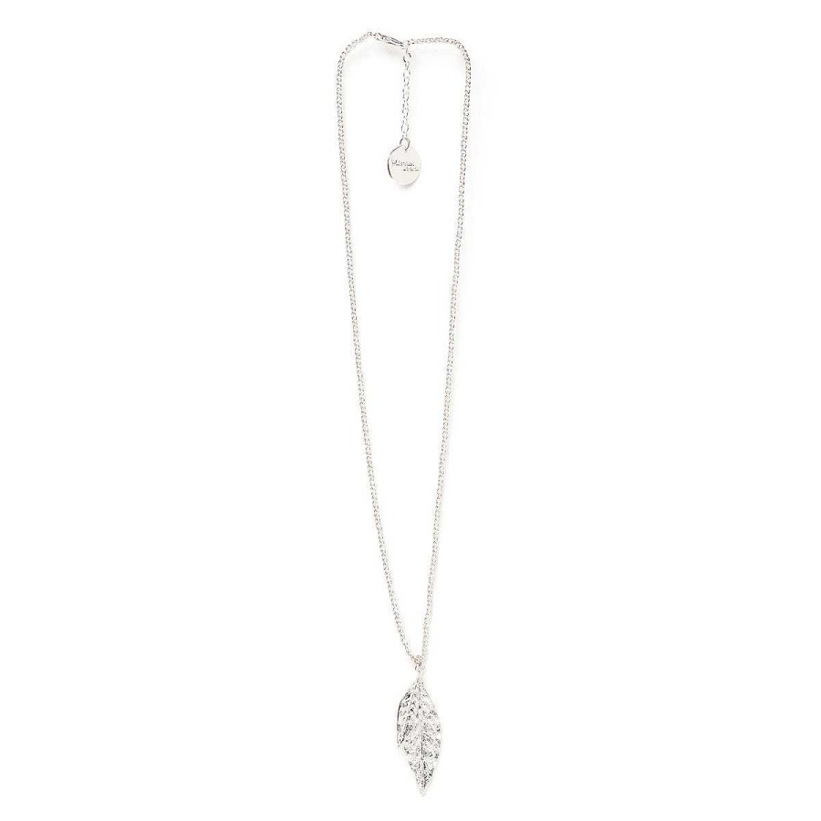 Colliers Monsieur Simone | Collier Thalie Argent Feuilles