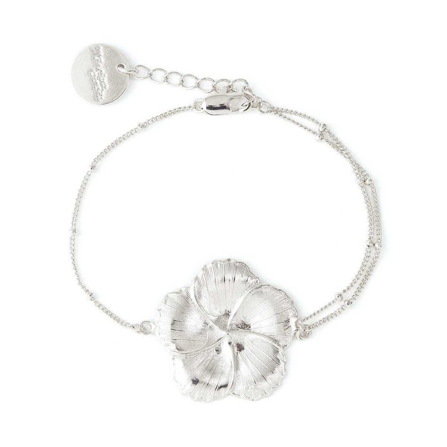 Bracelets Monsieur Simone | Bracelet H Lios Argent Fleur