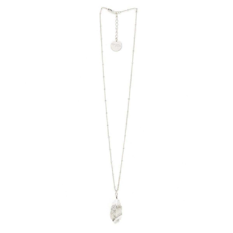 Colliers Monsieur Simone | Collier Z Phyr Argent Feuille